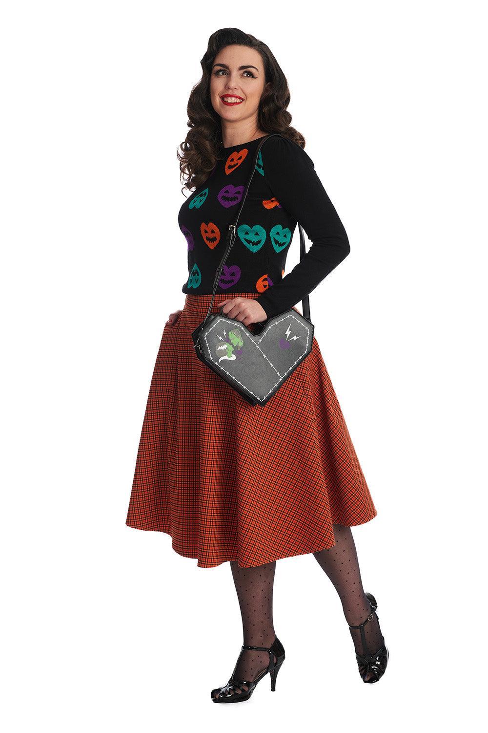 October Spooks Swing Skirt