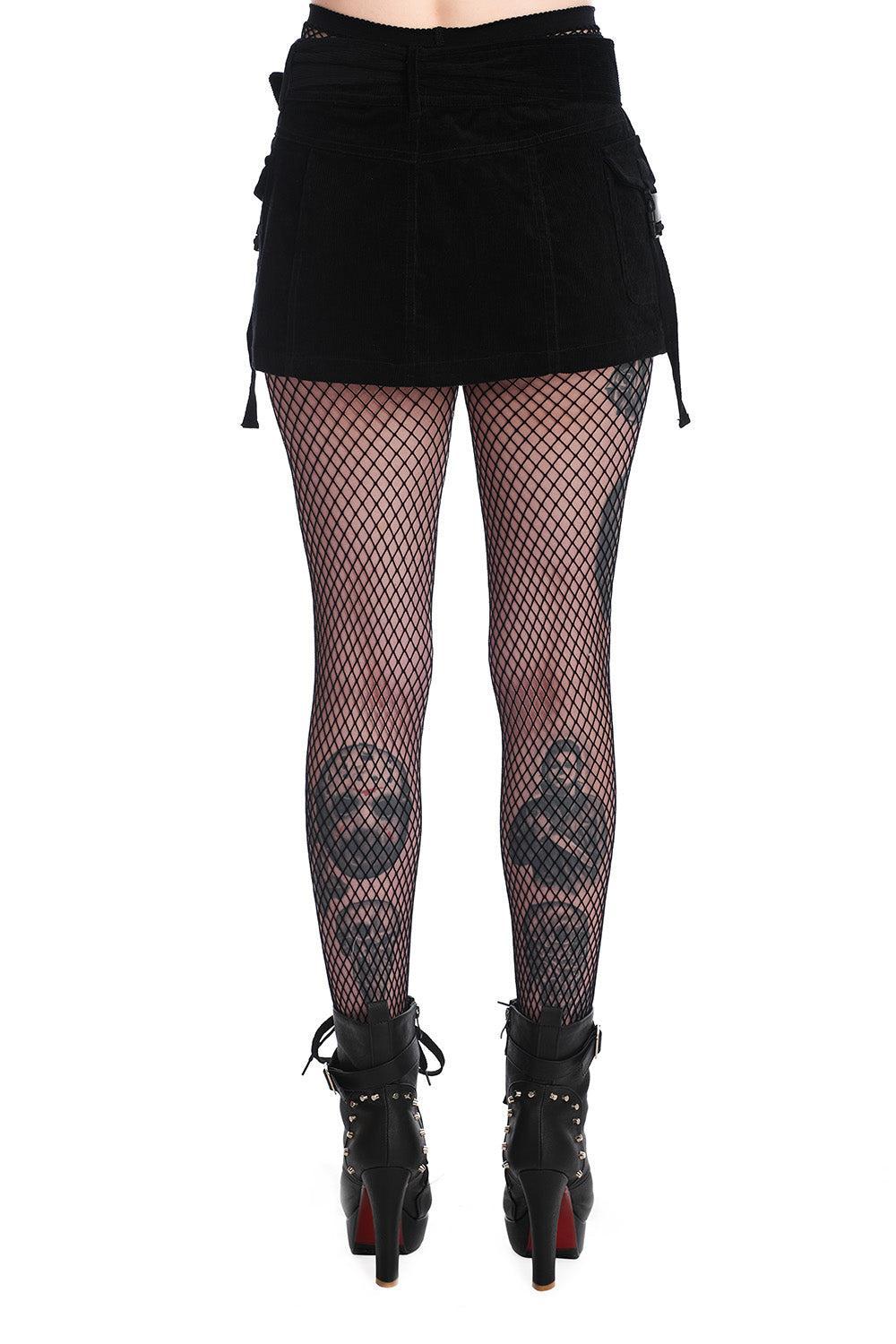 Black Piper Cargo Mini Skirt