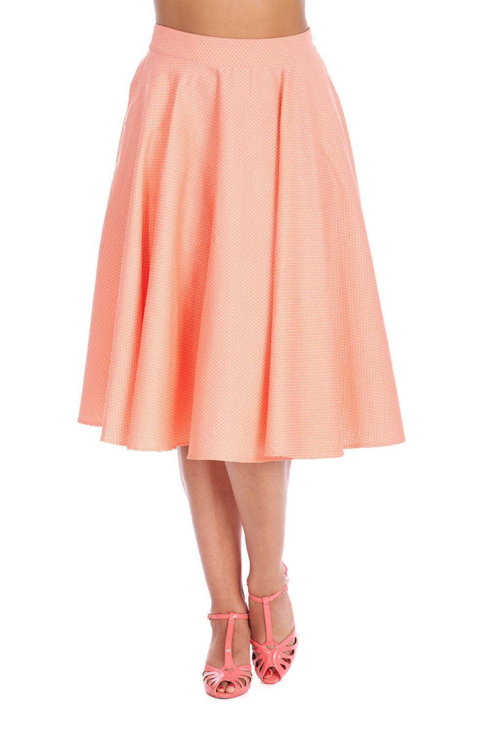 Mini Polka Queen Swing Skirt