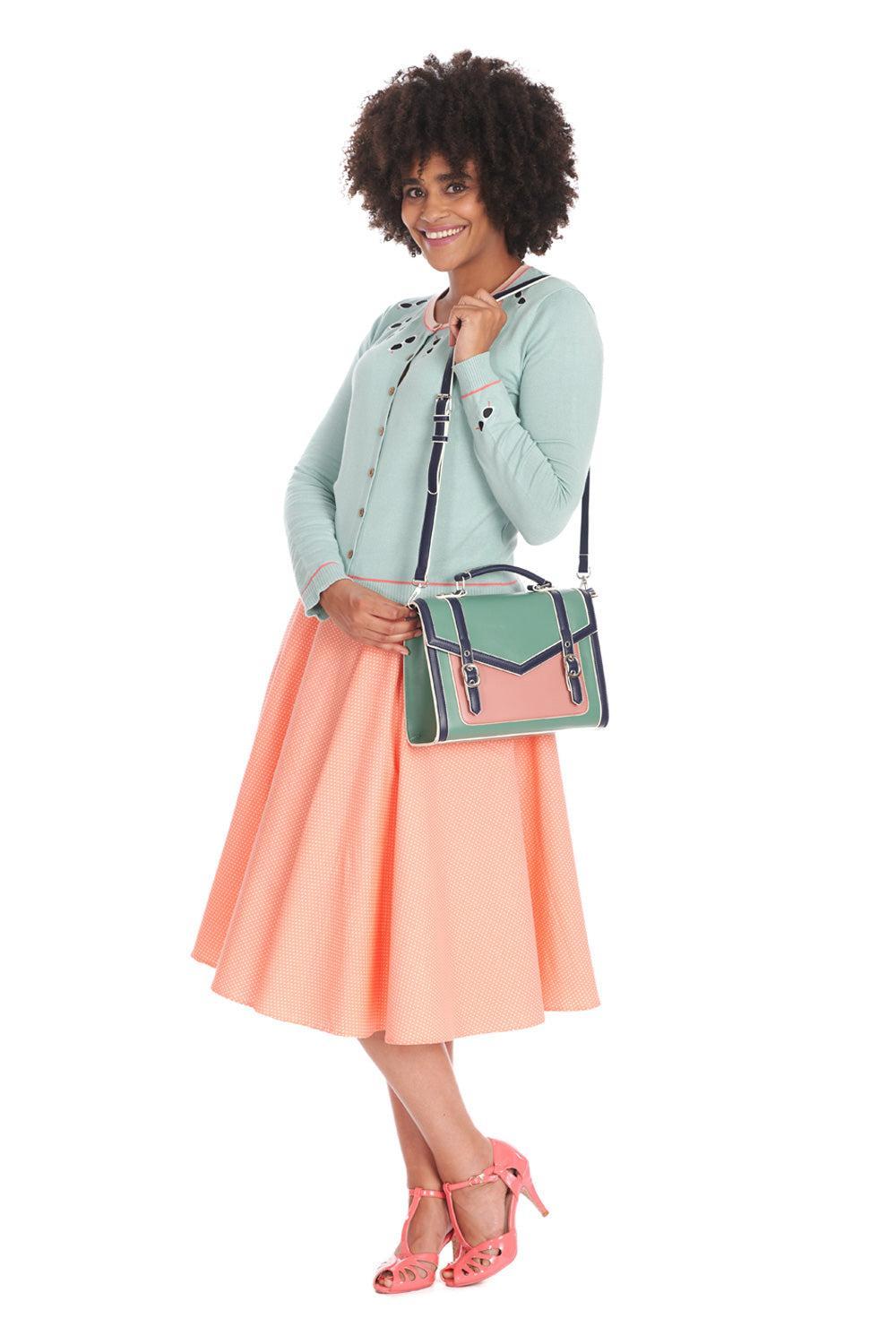 Mini Polka Queen Swing Skirt