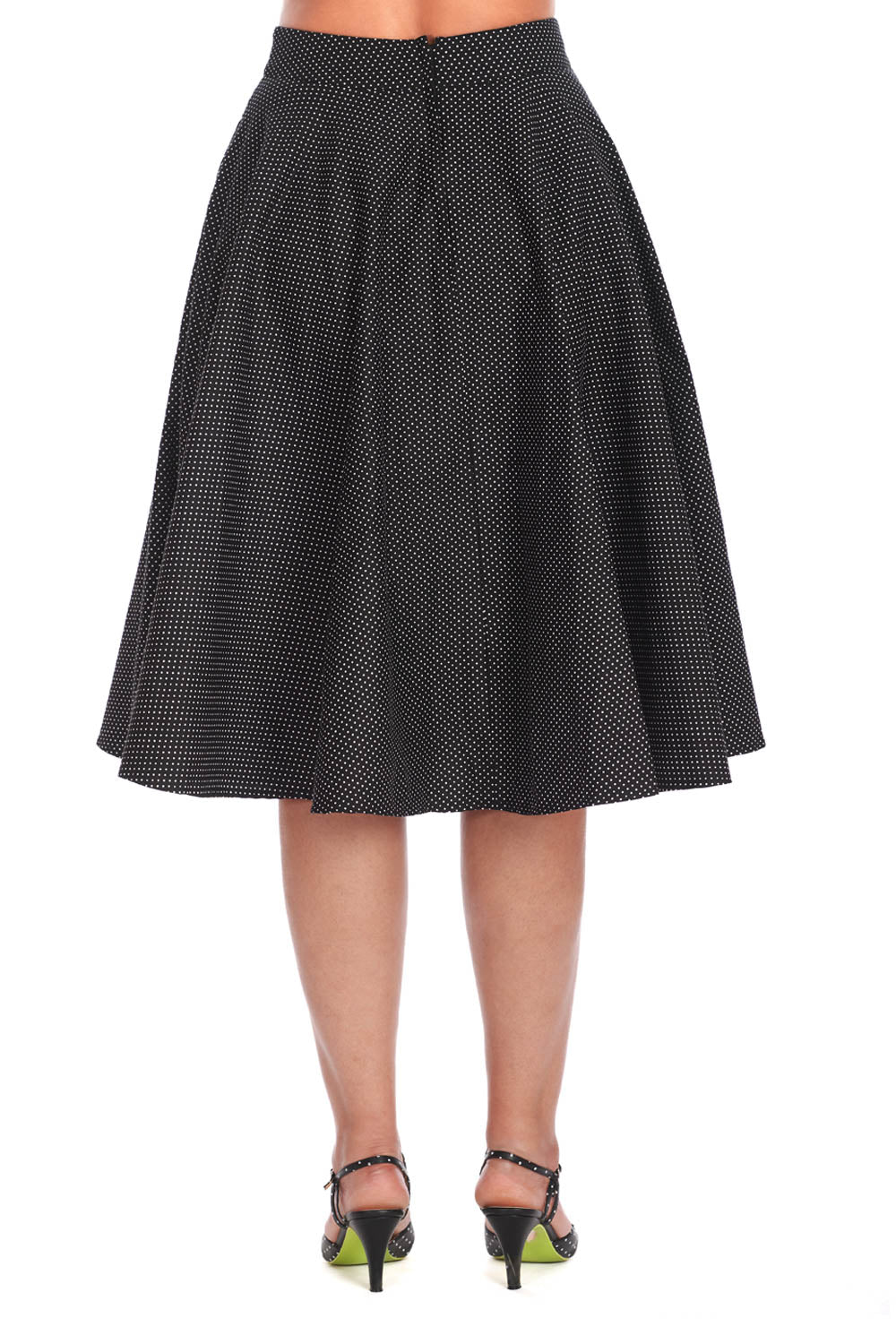 Mini Polka Queen Swing Skirt