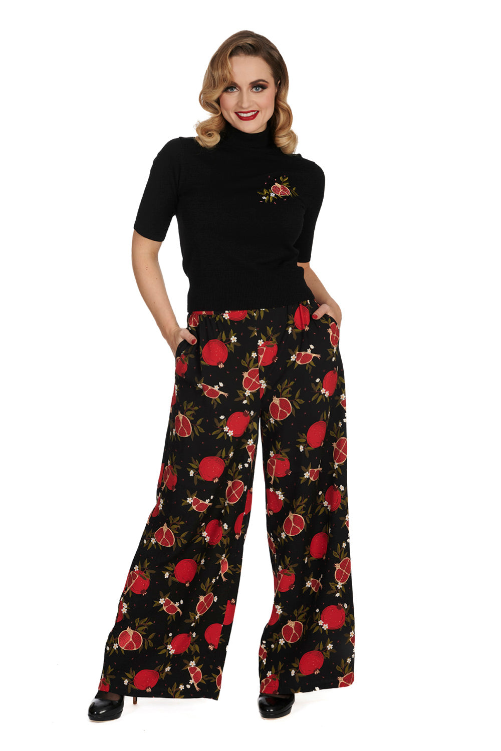Black Pomegranate Poloneck