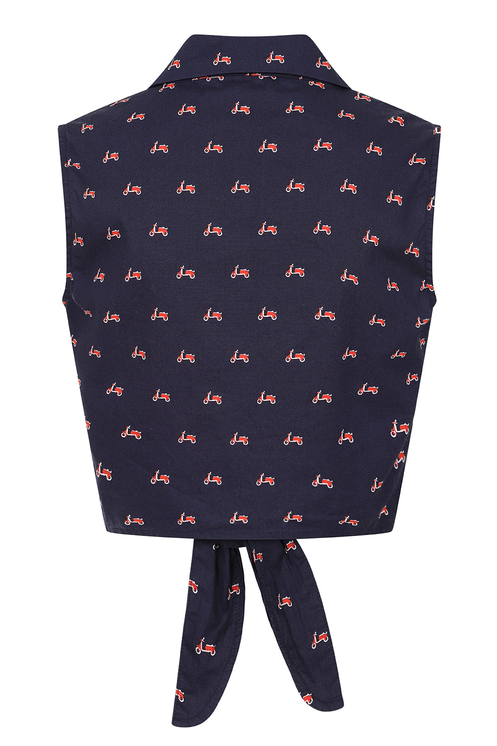 Navy Sandy Vespa Blouse