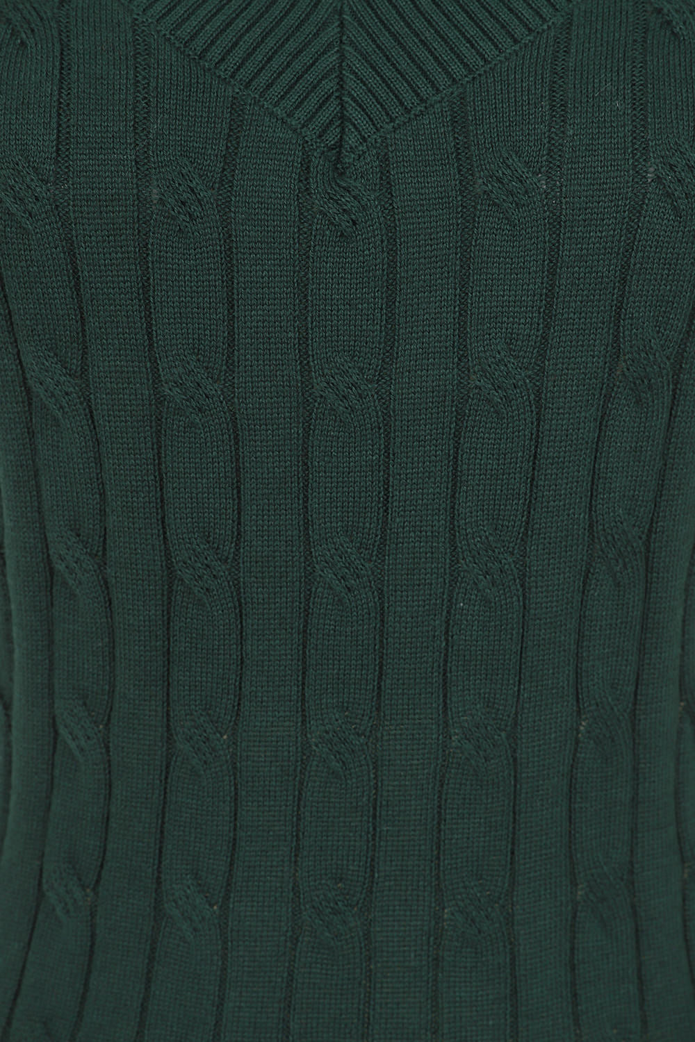 Green Olive Knitted Waistcoat