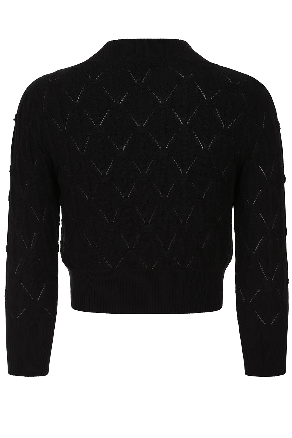 Eden Diamond Knit Bolero