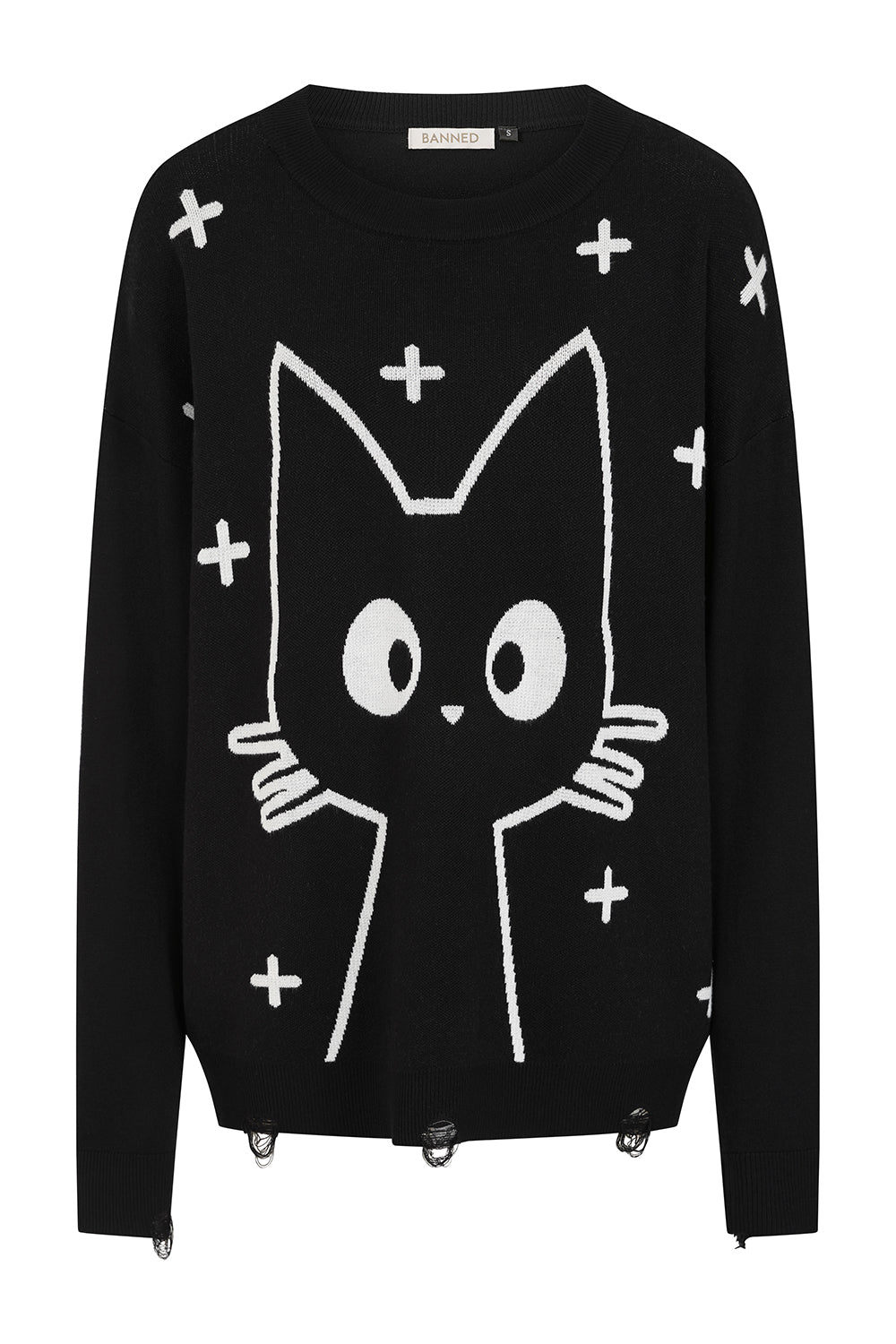 Black & White Lumi Jumper