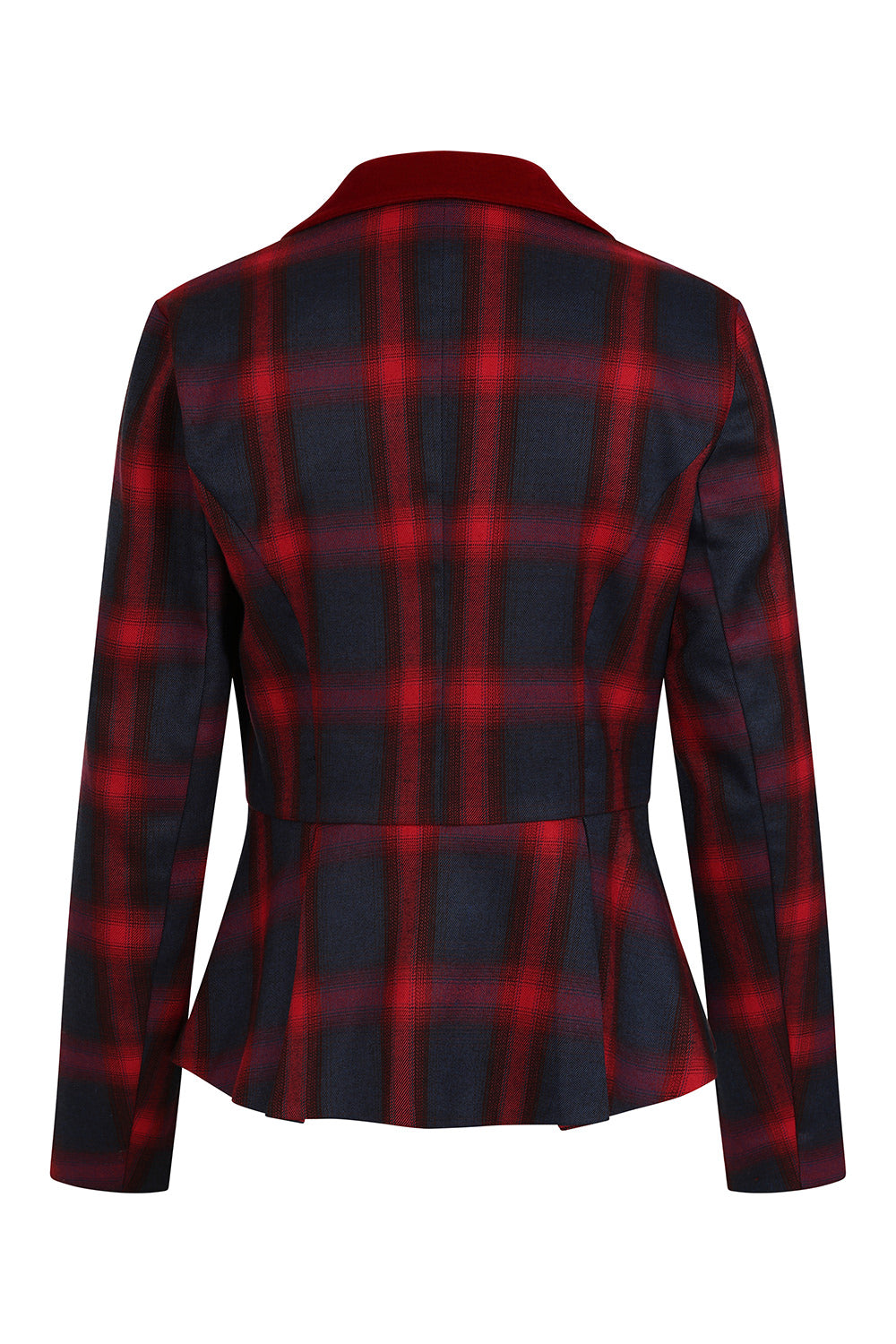 Red & Blue Simona Check Jacket