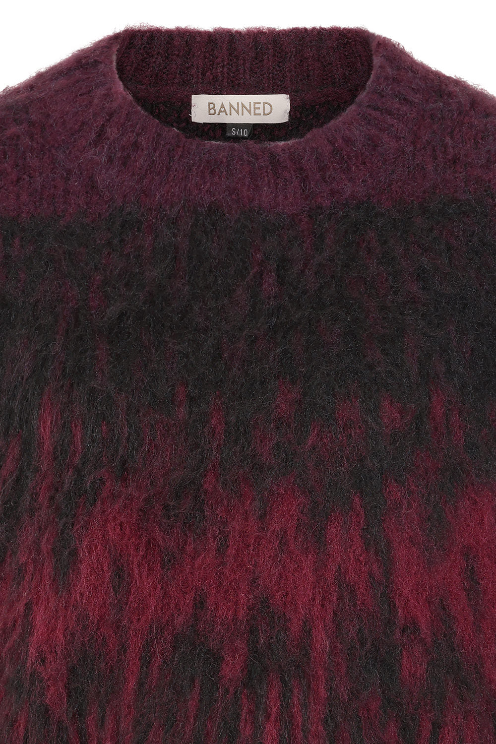 Black & Burgundy Arwen Jumper