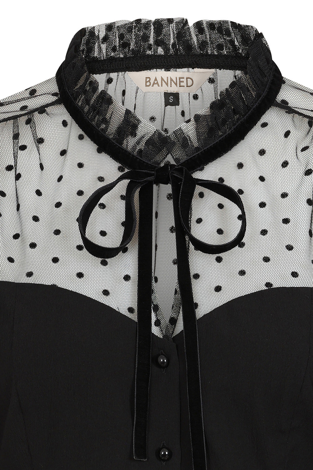 Luna Frill & Satin Blouse