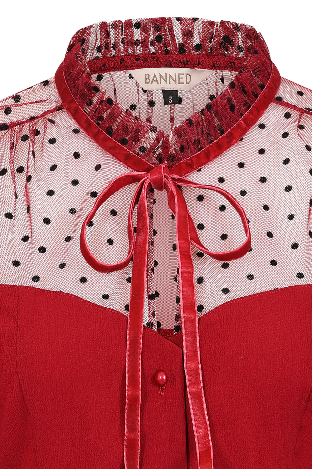 Luna Frill & Satin Blouse