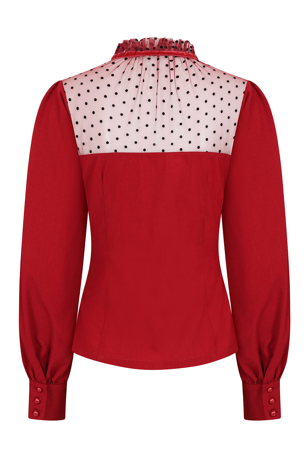 Luna Frill & Satin Blouse