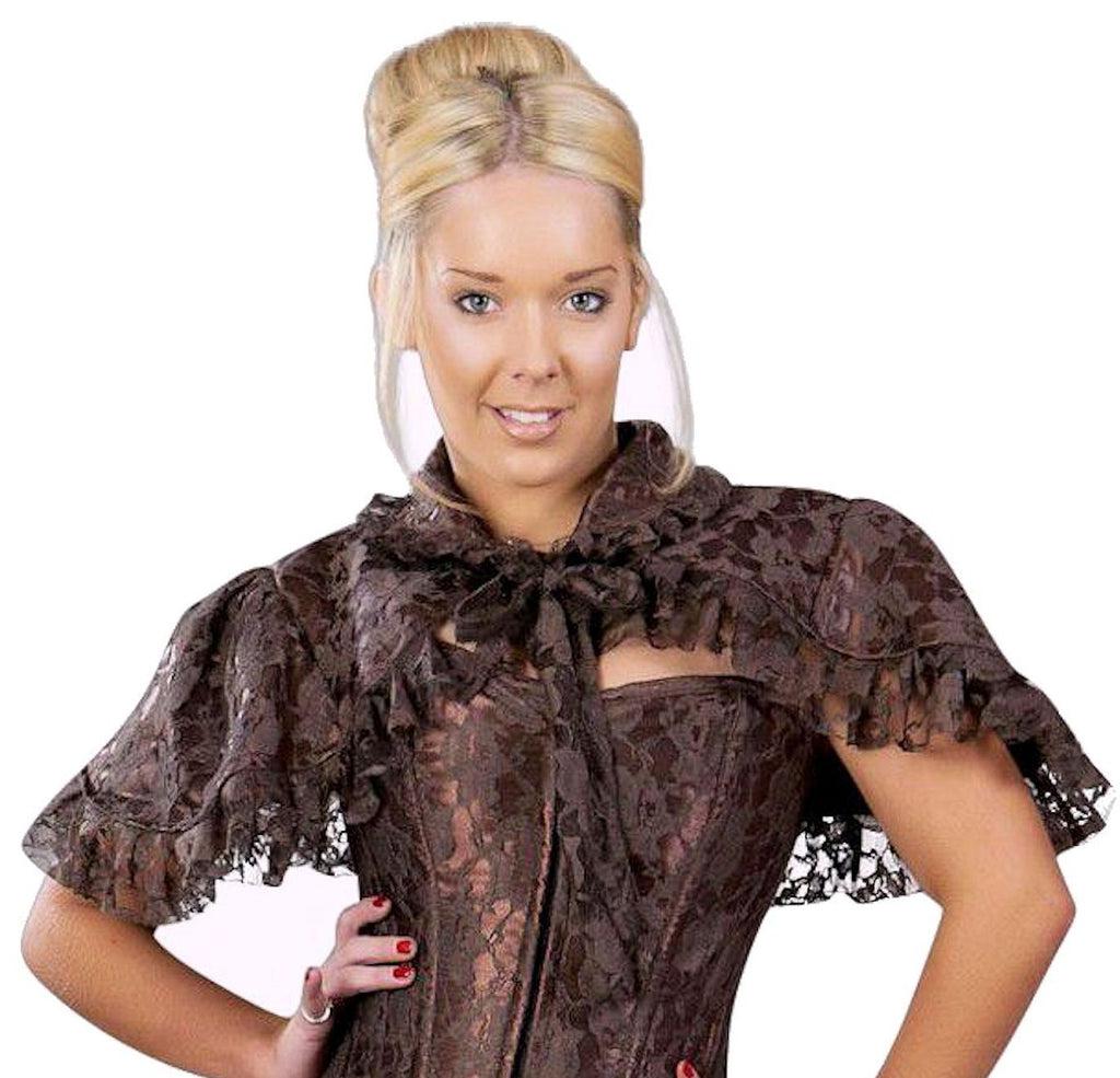 Amy Lace Wedding Bolero Shrug-Burleska-Dark Fashion Clothing