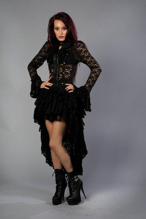 Destinity Victorian Gothic Jacket In Lace-Burleska-Dark Fashion Clothing