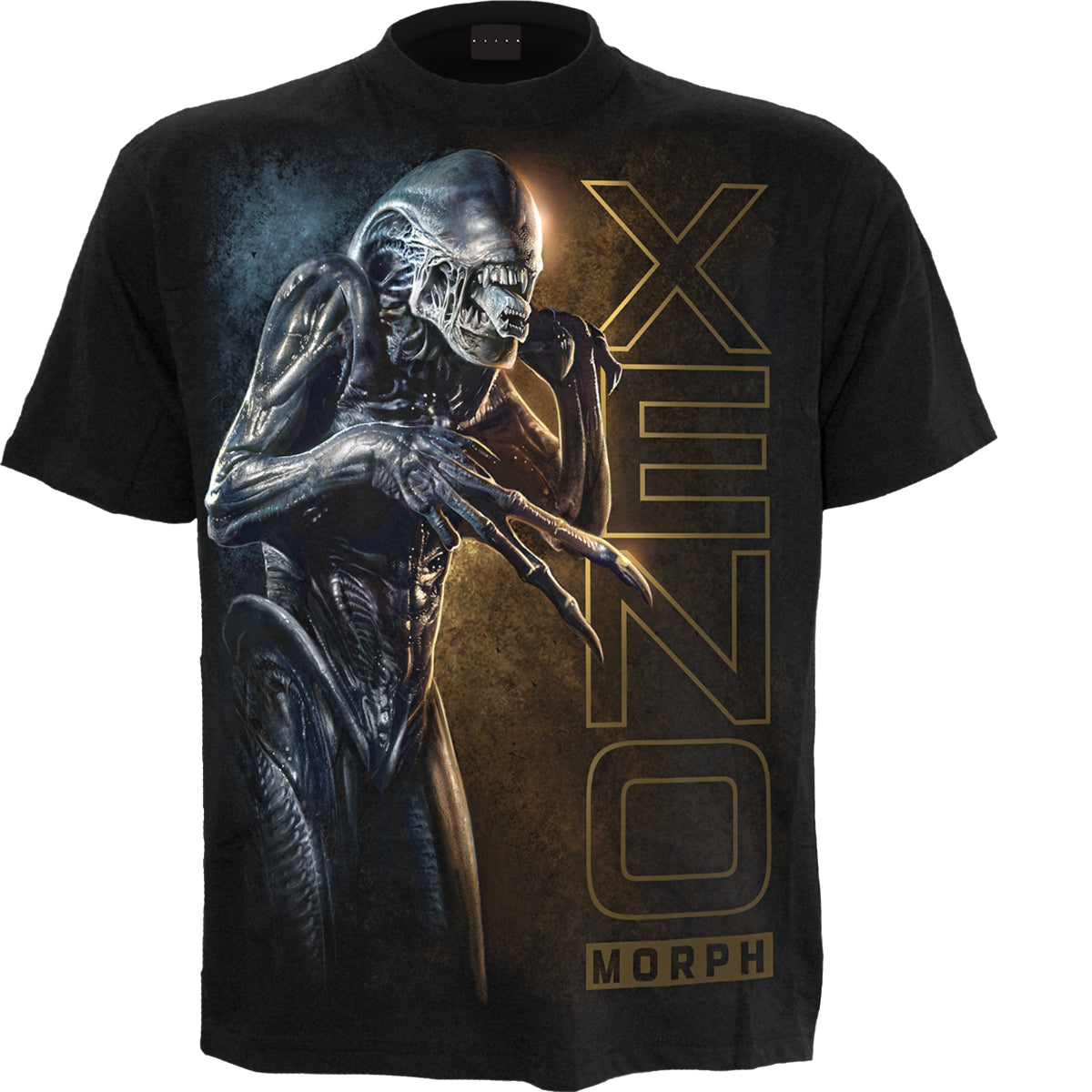 Alien - Xeno Portrait - Front Screen Print t-Shirt Black
