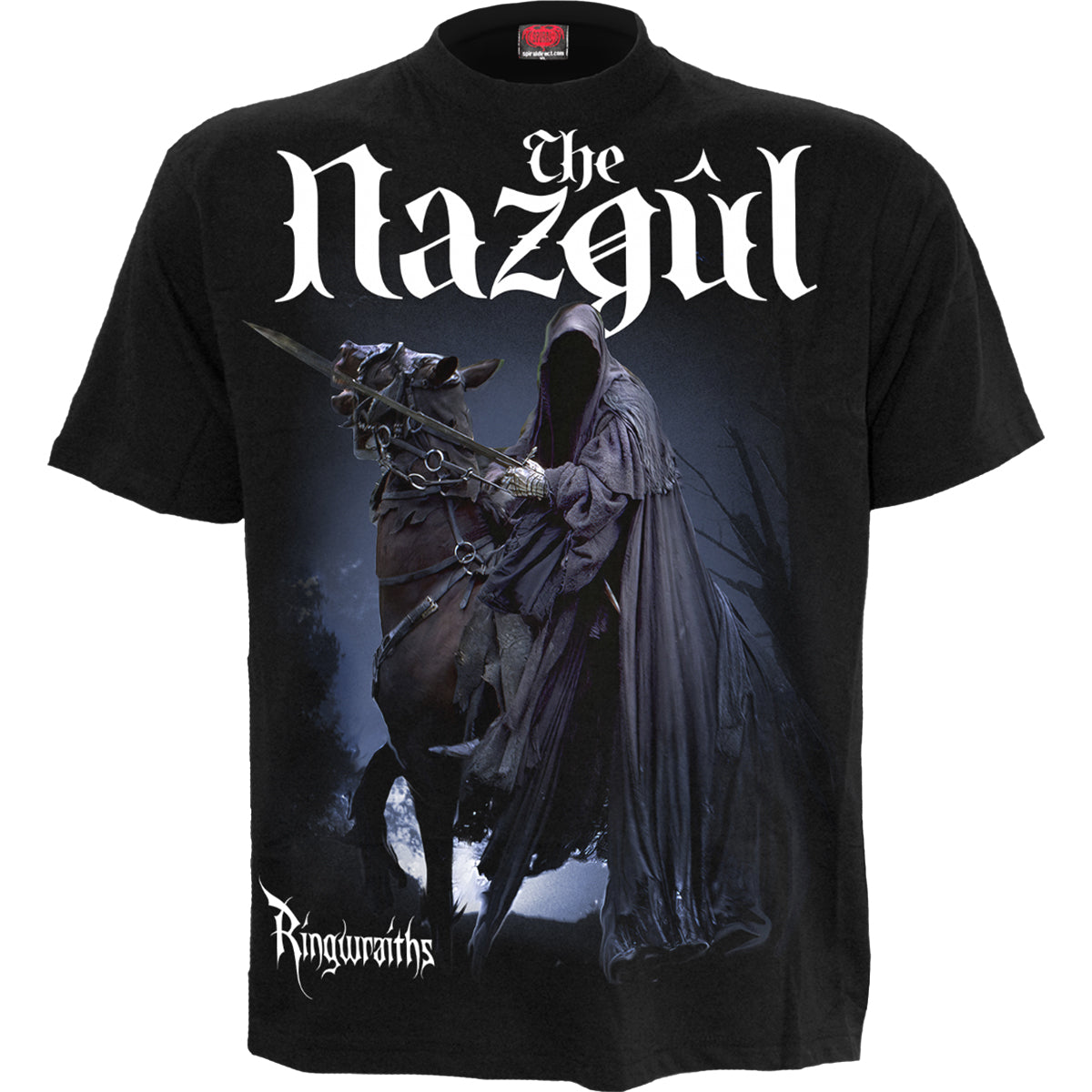 Lotr - the Nazgul - Ringwraiths - Front Print t-Shirt Black