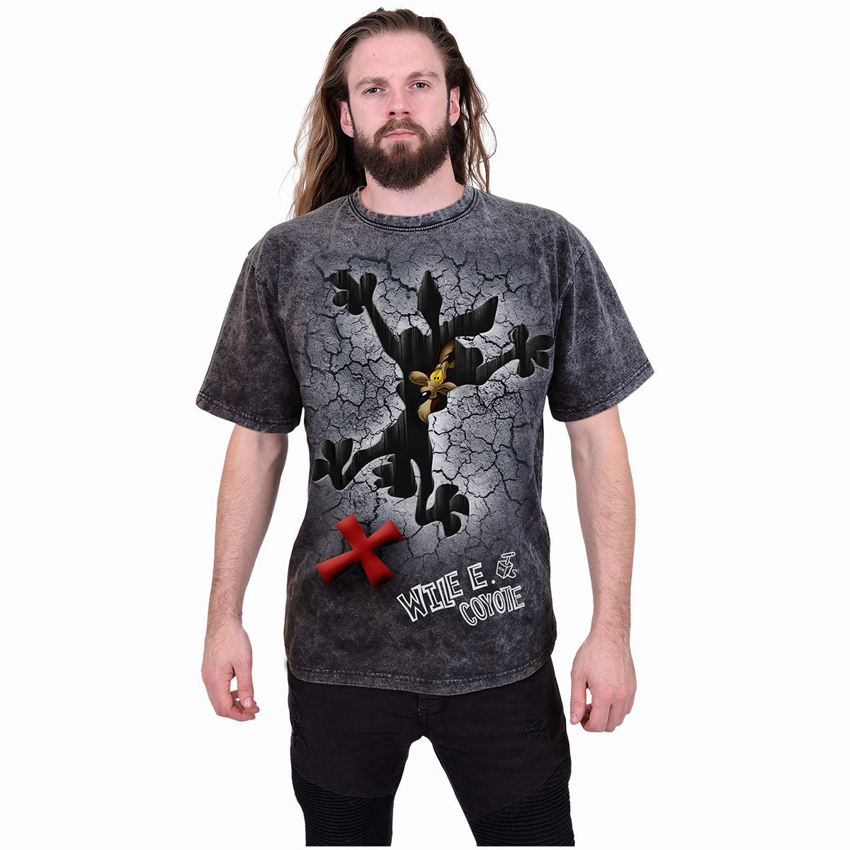 Coyote - Missed the Spot (Screen Print) - Acid Wash T-Shirt