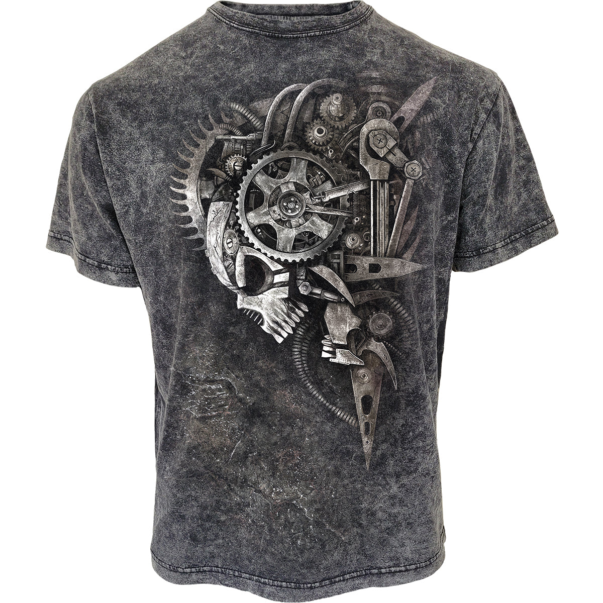 Diesel Punk (Digital Print) - Acid Wash T-Shirt