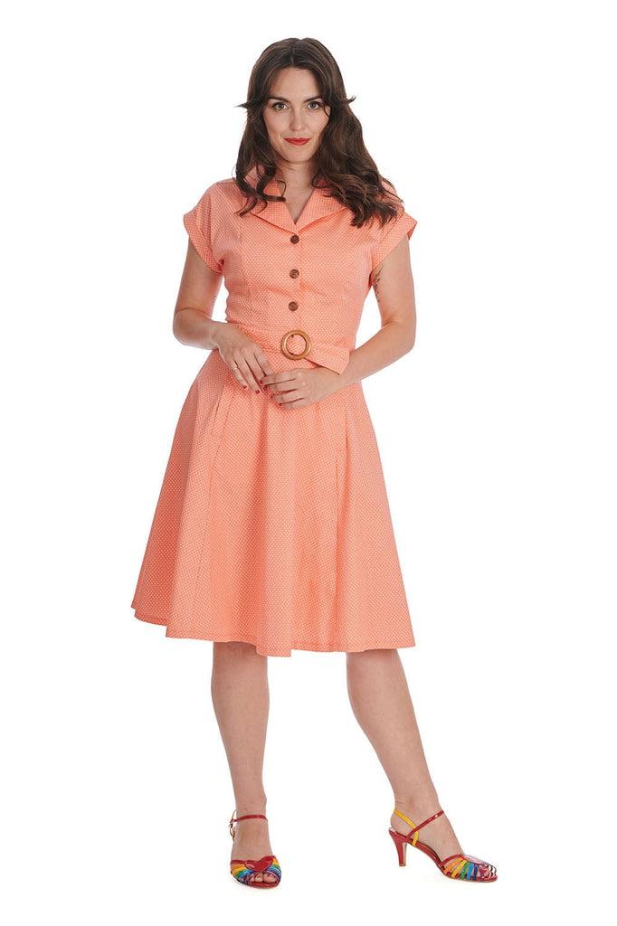 Polka Dot Dance Dress-Banned-Dark Fashion Clothing