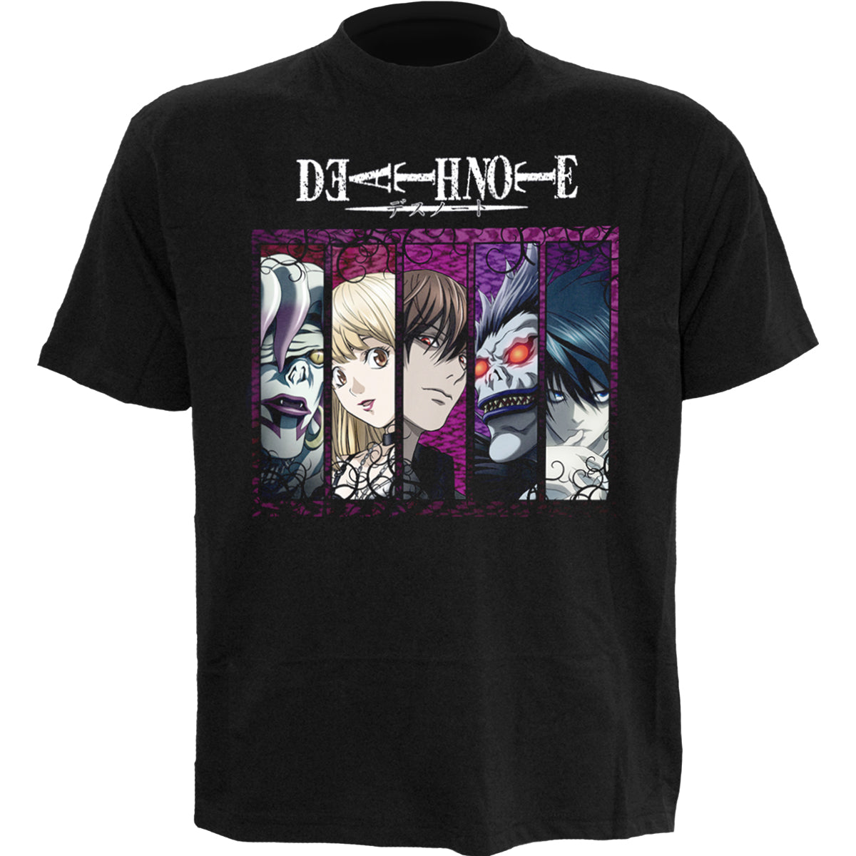 Death Note - Poison Banner - Front Print t-Shirt Black