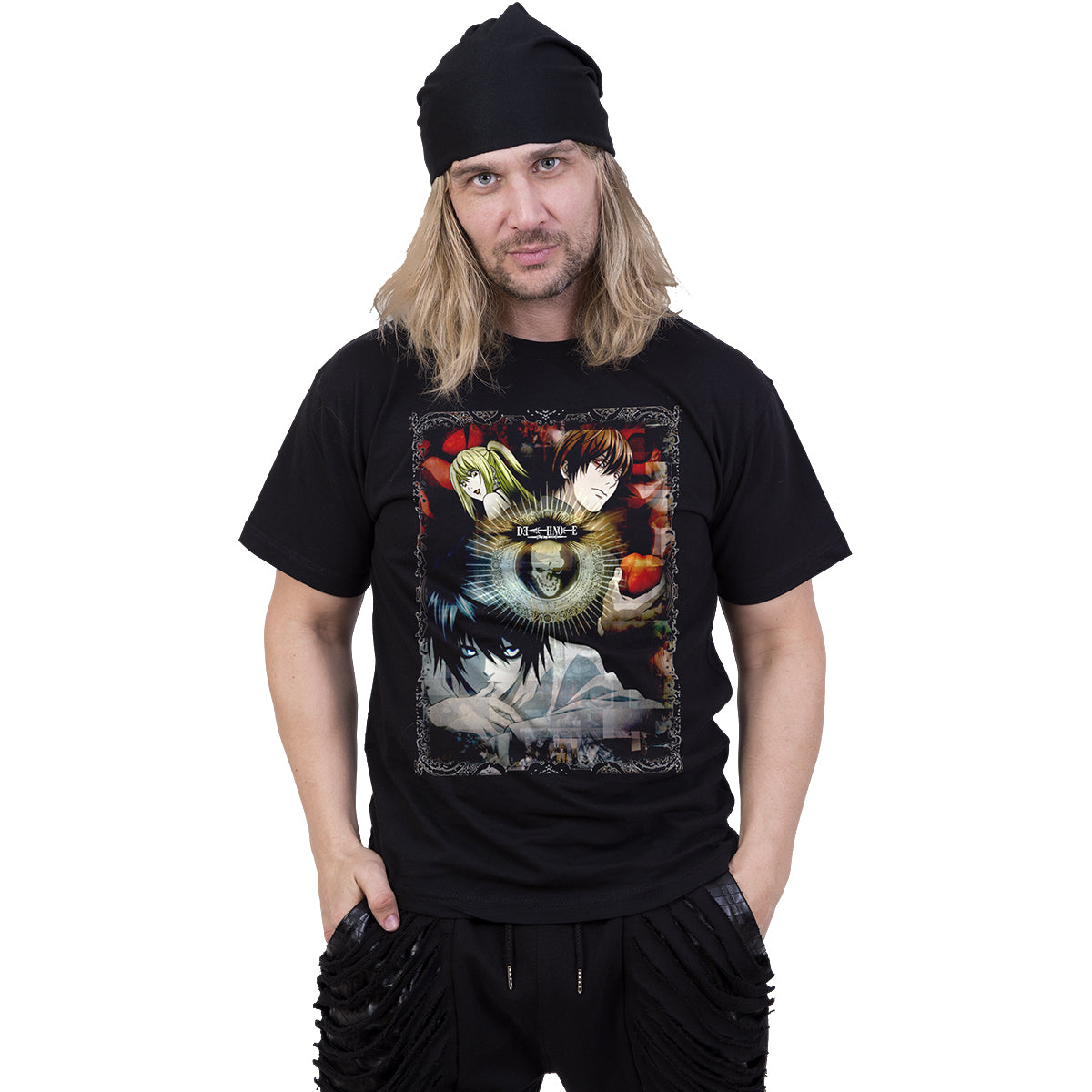 Death Note - Poster - Front Print t-Shirt Black