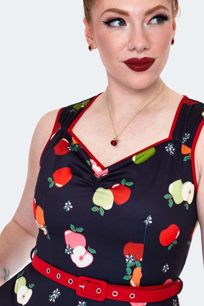 50s Apple Flare Dress