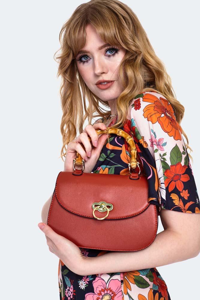 Bamboo Top Handle Bag