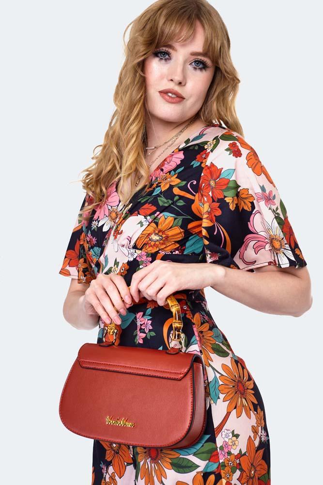 Bamboo Top Handle Bag