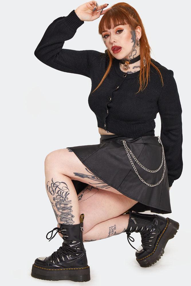 Ripped Back Detail Cardigan