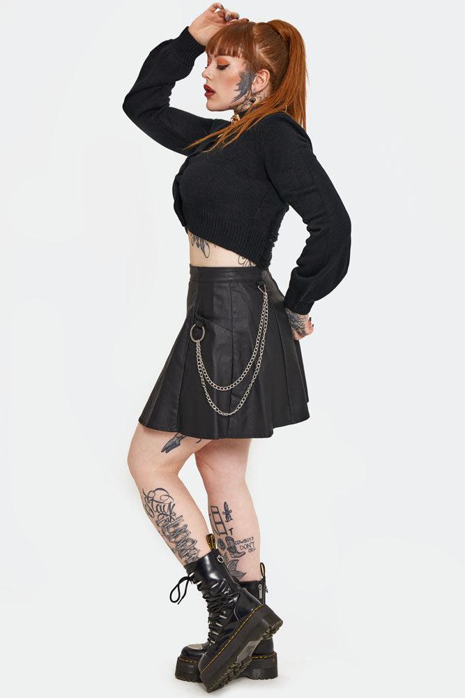 Ripped Back Detail Cardigan