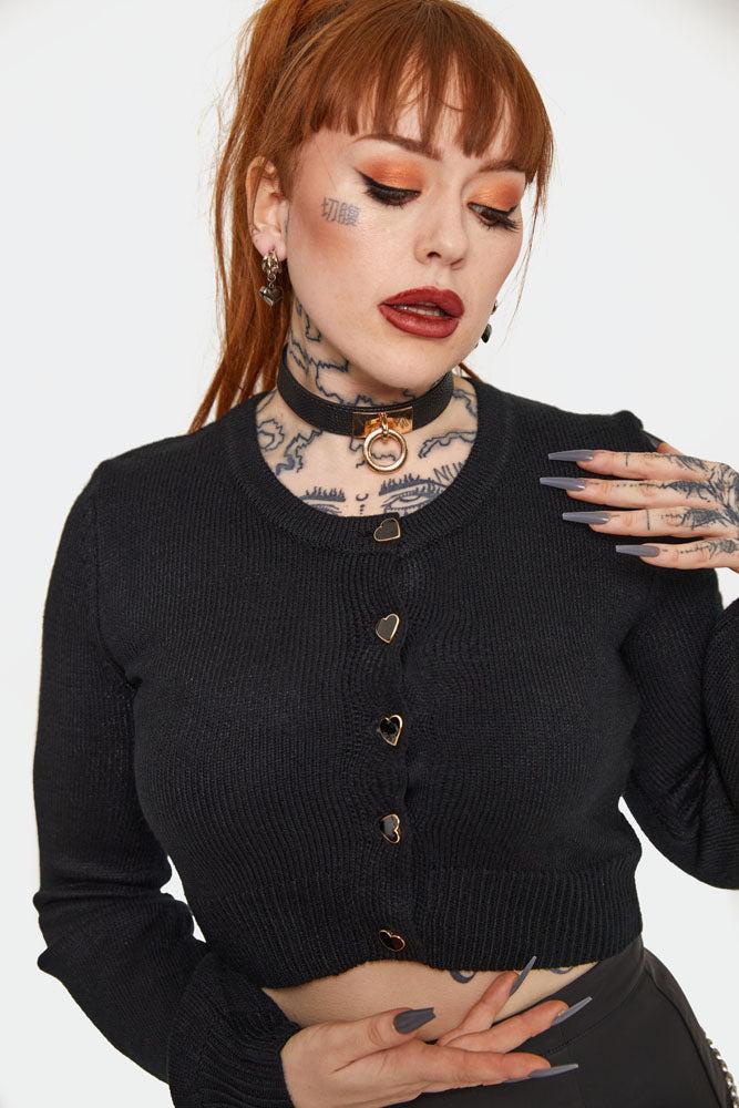 Ripped Back Detail Cardigan