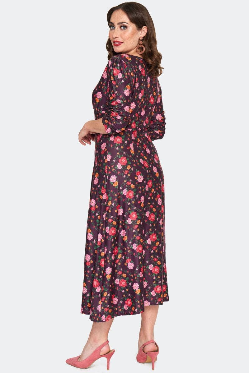 Floral Print Midi Dress