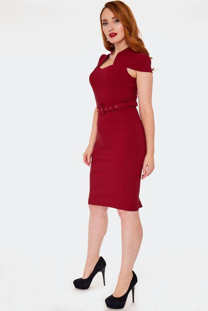 Cap Sleeves Bodycon Dress