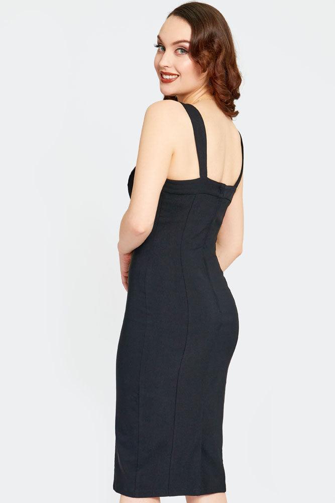 Cross Strap Detail Flare Dress