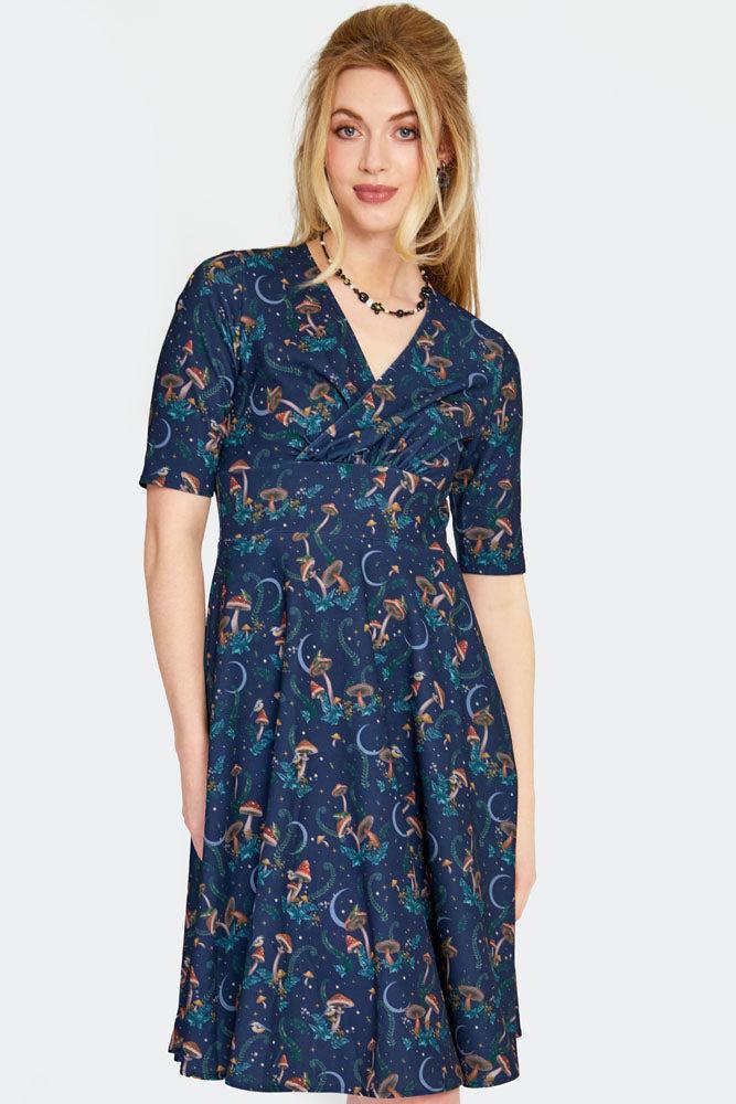 Floral Print Flare Dress