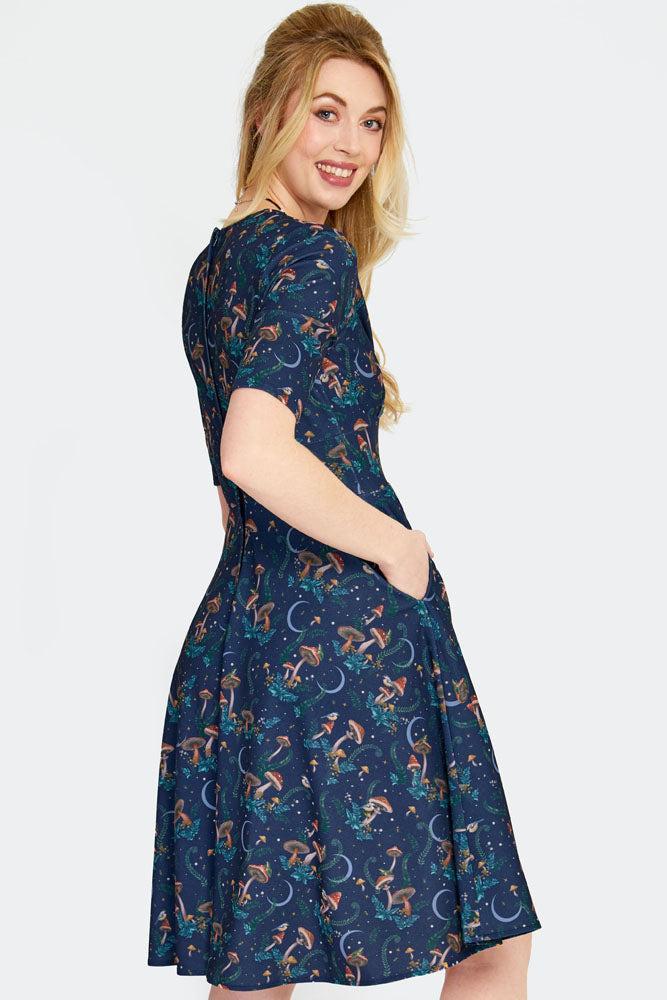 Floral Print Flare Dress