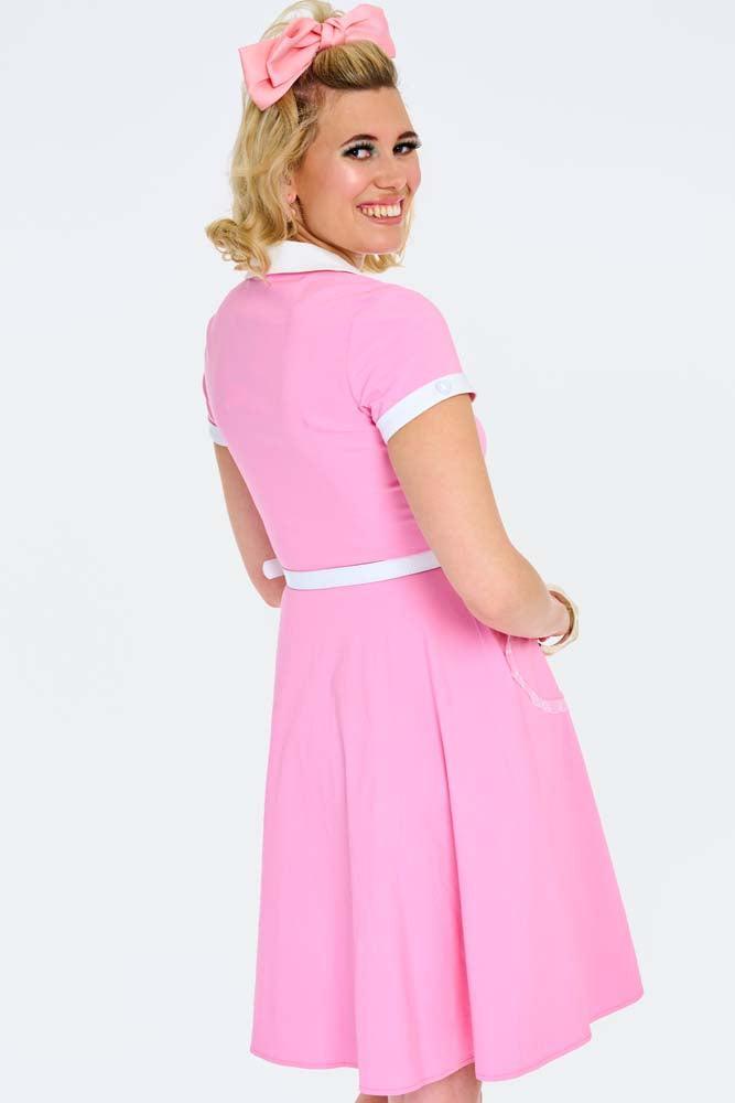 Heart Pocket Flare Dress