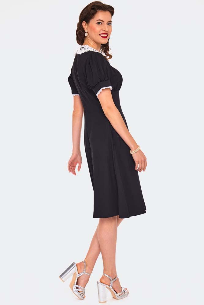 Lace Collar Vintage Style Dress