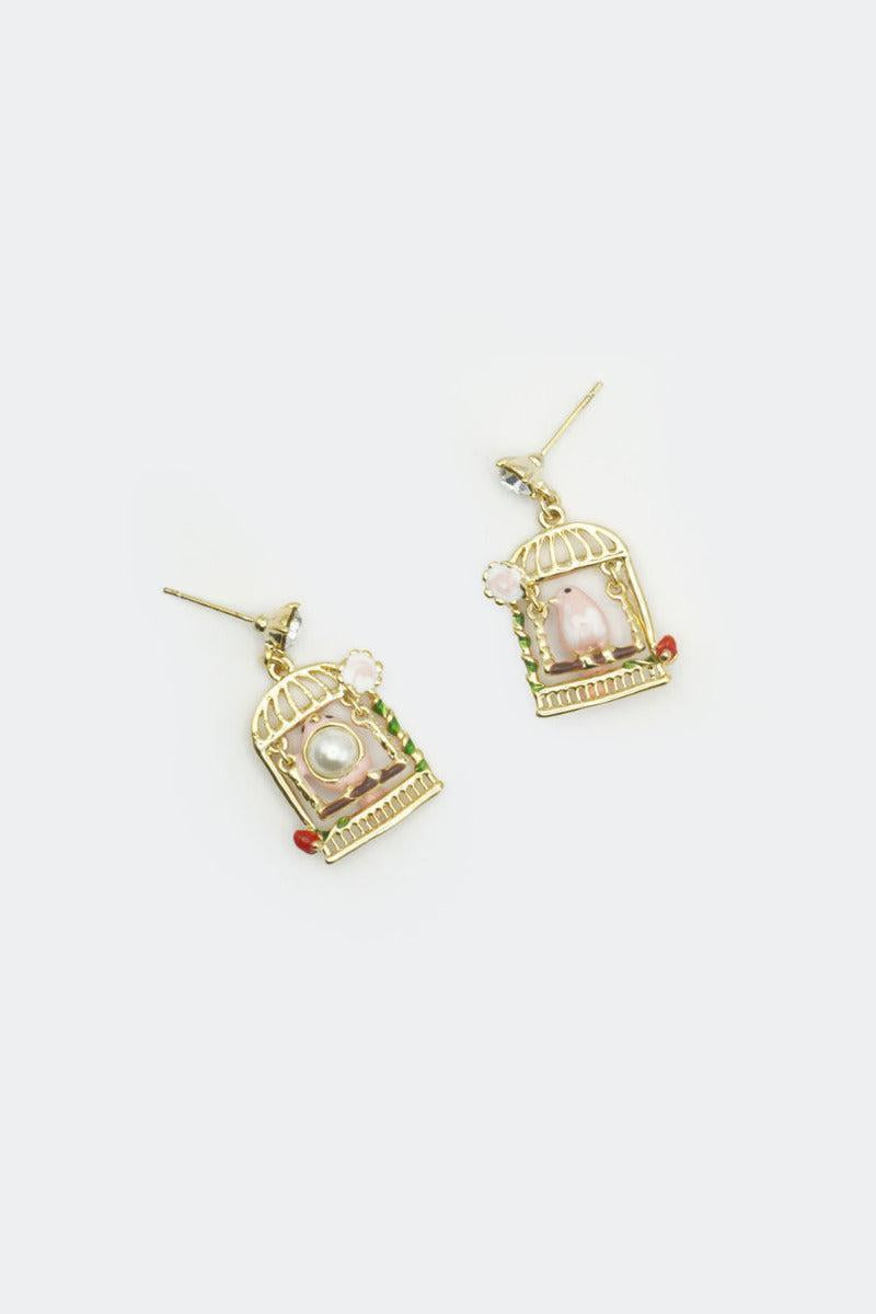 Vintage Birdcage Earrings