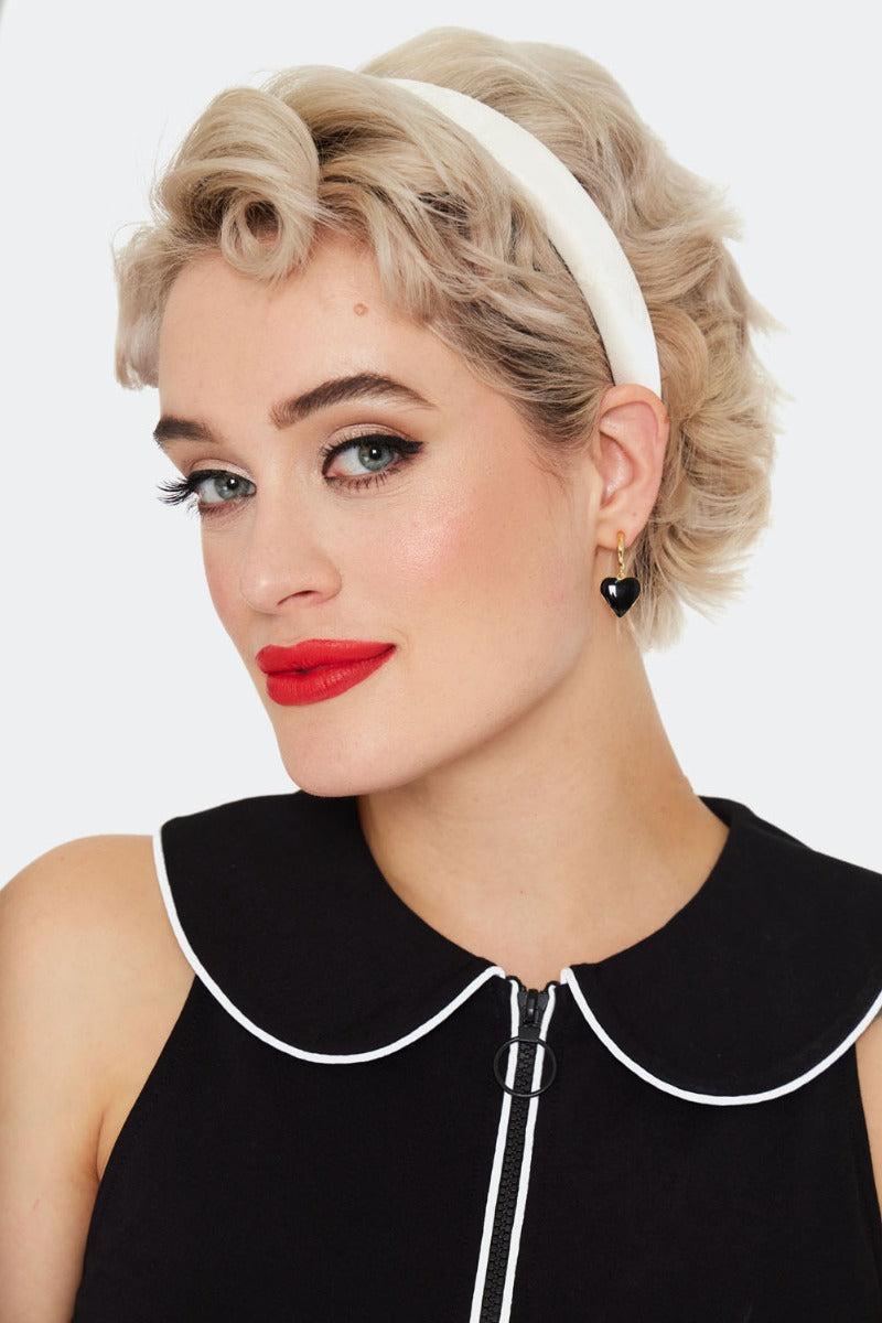 Vintage Heart Drop Earrings