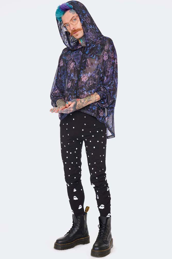 Night Crow Mesh Hoodie