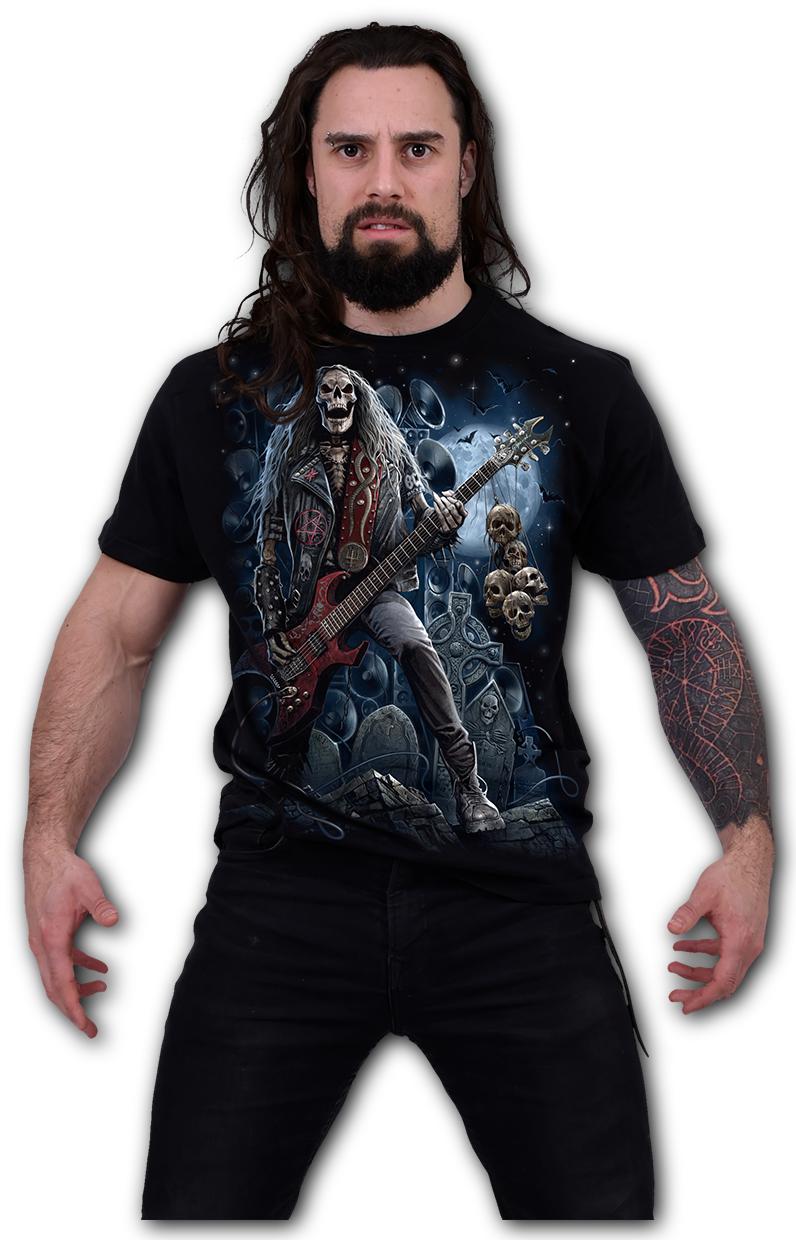 Grim Rocker - T-Shirt Black