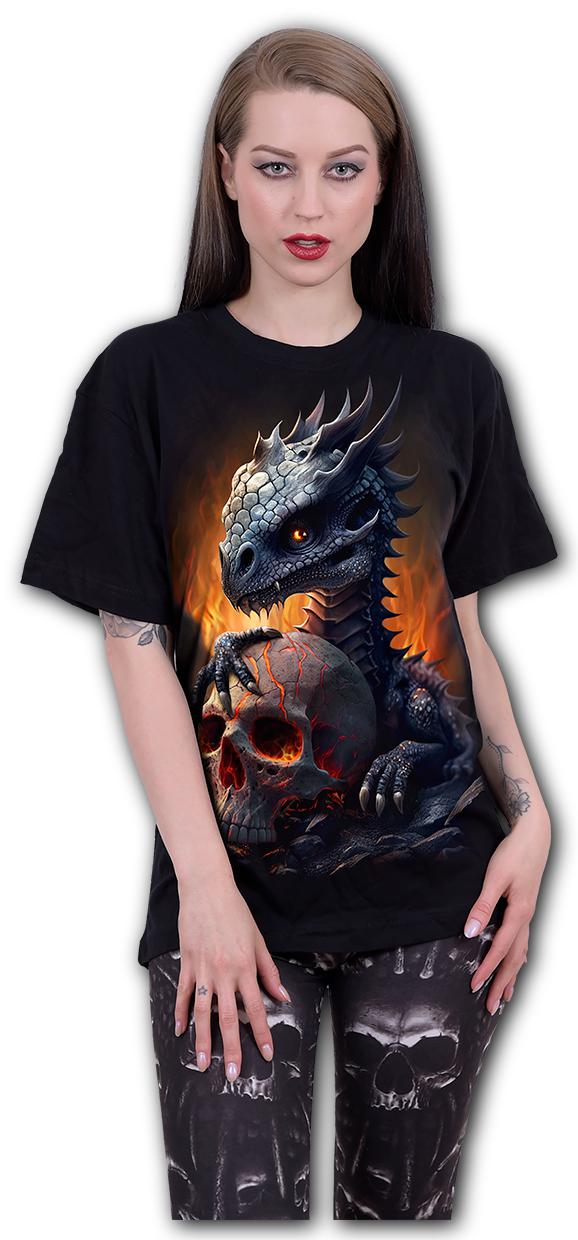 Hatchling - Front Print T-Shirt Black
