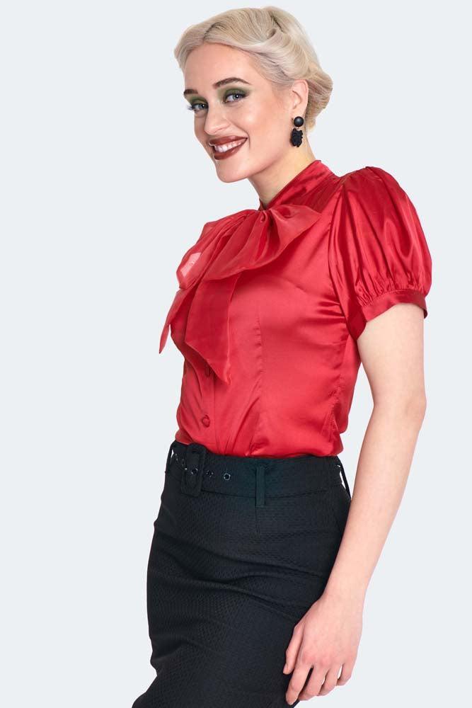 Oversized Bow Detail Blouse