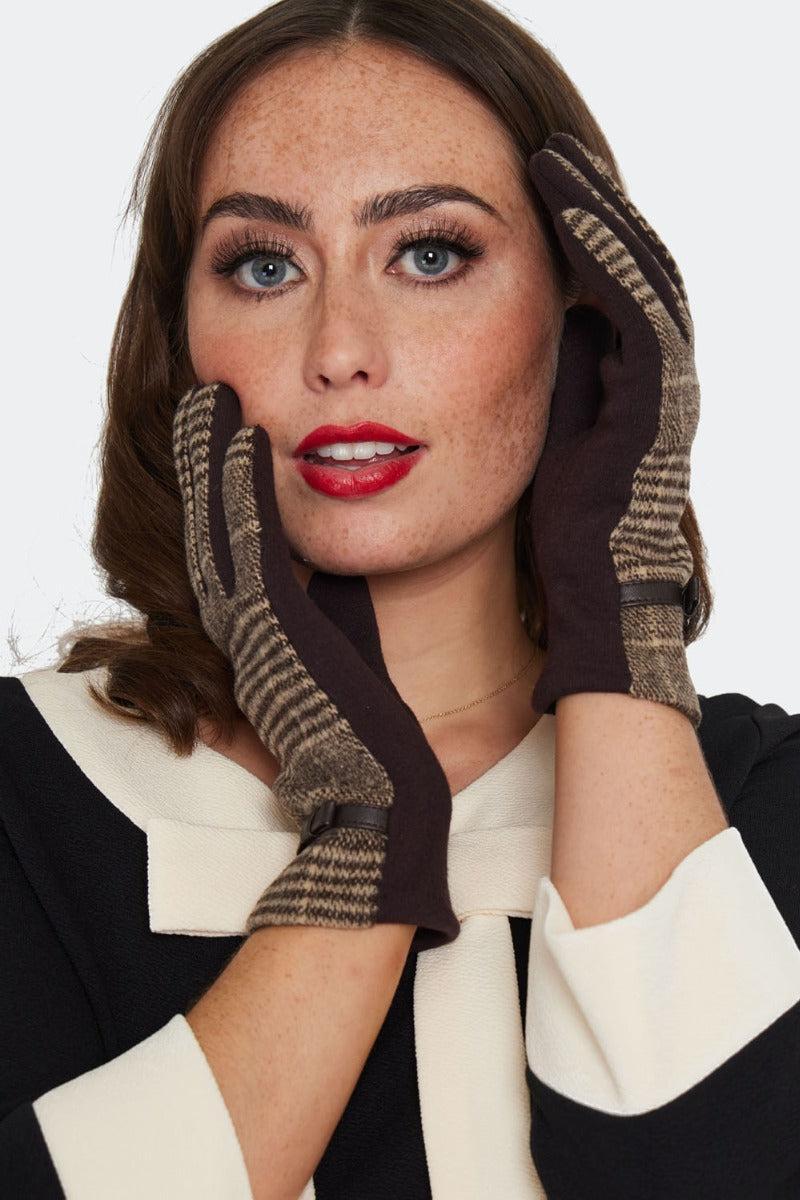 Clara 40s Plaid Gloves