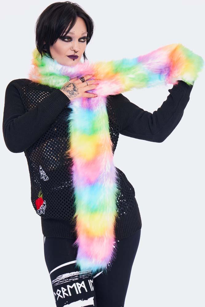 Lucy In Demise Faux Fur Stole