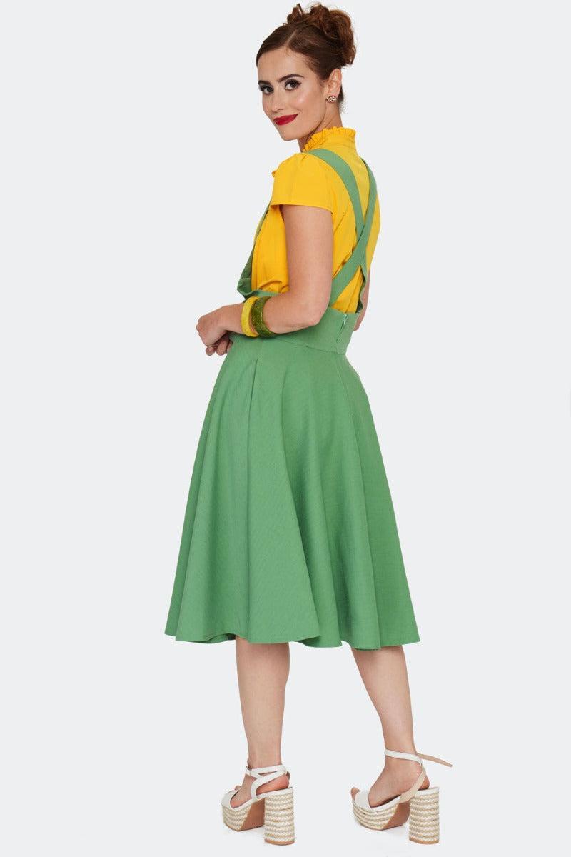 Woodland Embroidery Overall Skirt