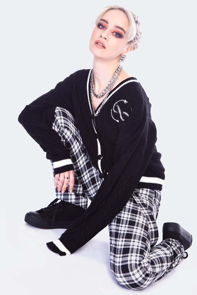 Snake Infinity Symbol Cardigan