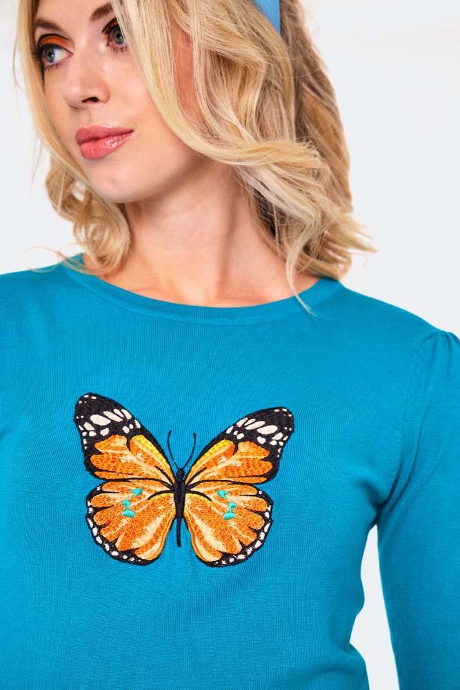 Butterfly Knitted Sweater