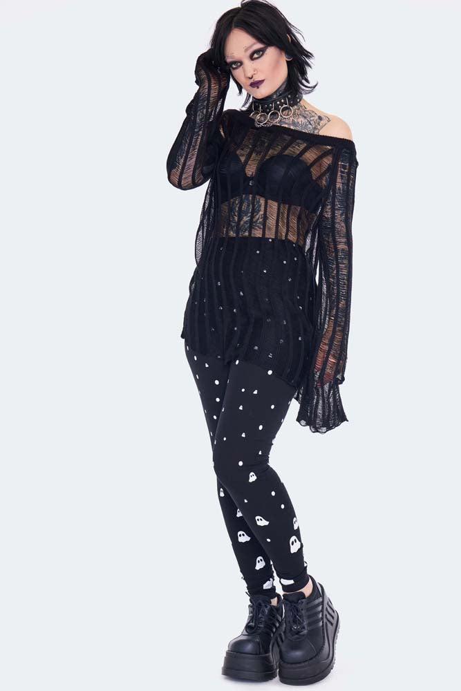 Loose Knit Striped Jumper