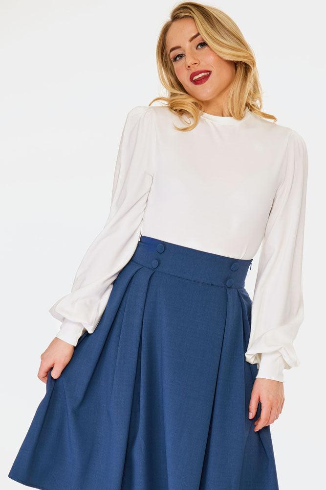 Mock Neck Long Sleeves Top